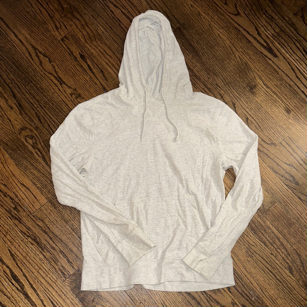 On the Byas Light Gray Hoodie Sweater